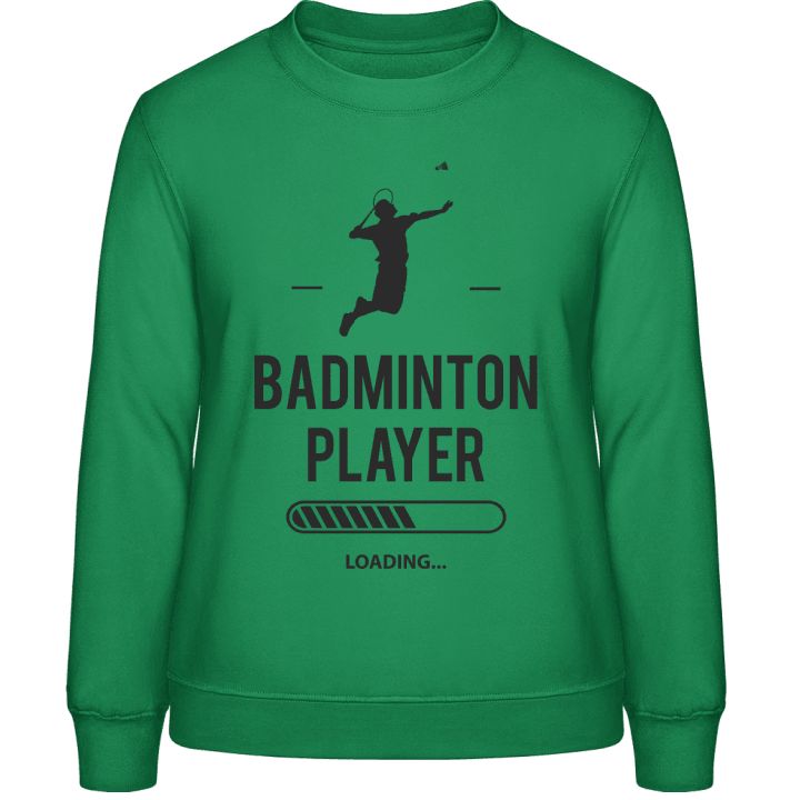 Badminton Player Loading Sweatshirt för kvinnor contain pic