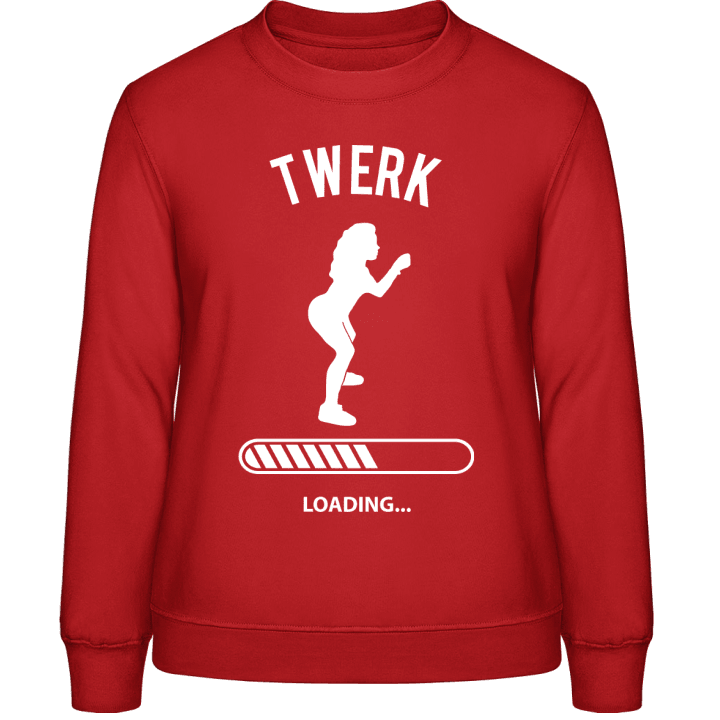 Twerk Loading Sweatshirt för kvinnor contain pic