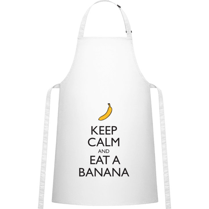 Keep Calm and Eat a Banana Förkläde för matlagning contain pic