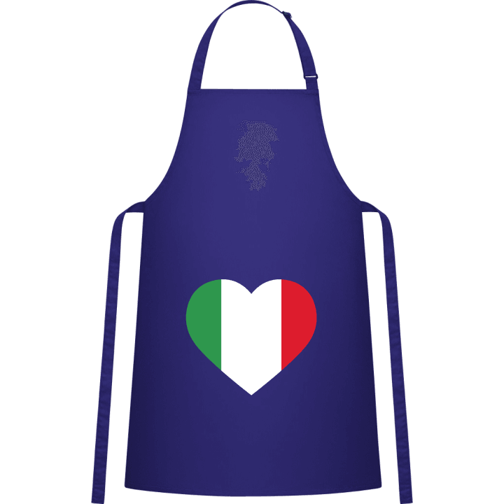 Italy Heart Flag Delantal de cocina contain pic
