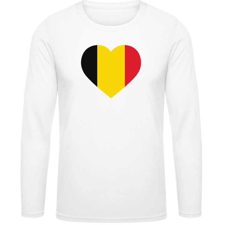 Belgium Heart Long Sleeve Shirt 0 image