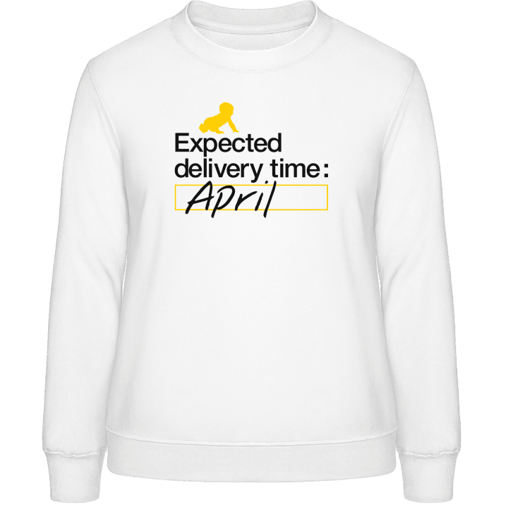 Expected Delivery Time: April Frauen Sweatshirt 0 image