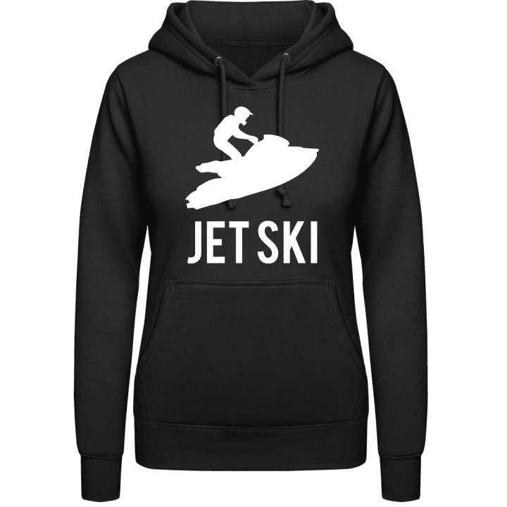 Jet Ski Felpa con cappuccio da donna contain pic