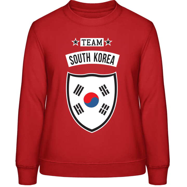Team South Korea Frauen Sweatshirt contain pic