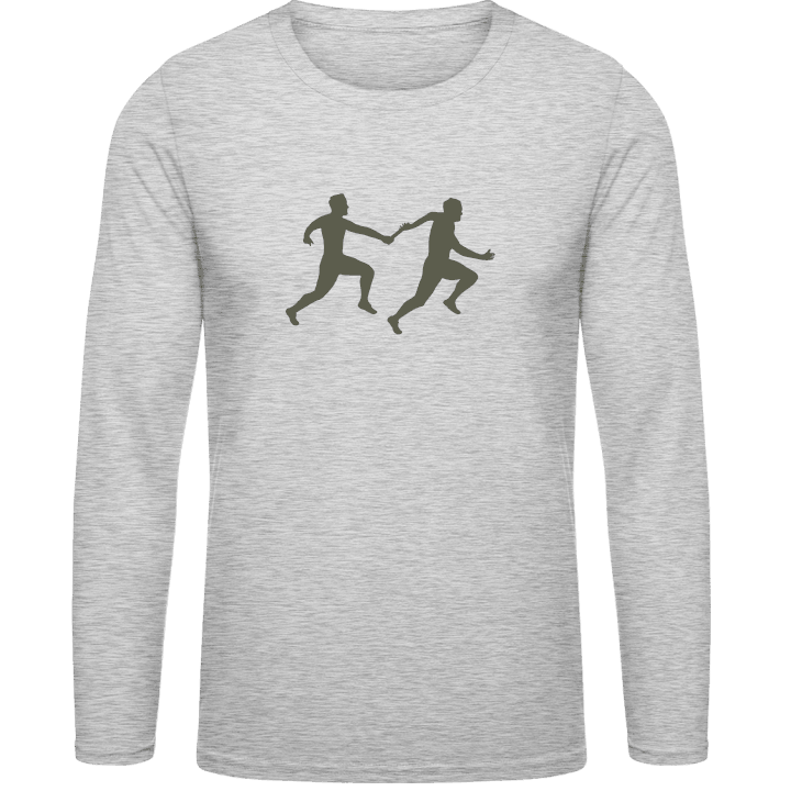 Running Men Long Sleeve Shirt contain pic