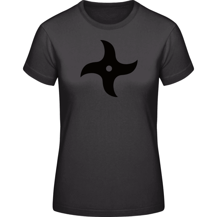 Ninja Star Weapon T-skjorte for kvinner contain pic
