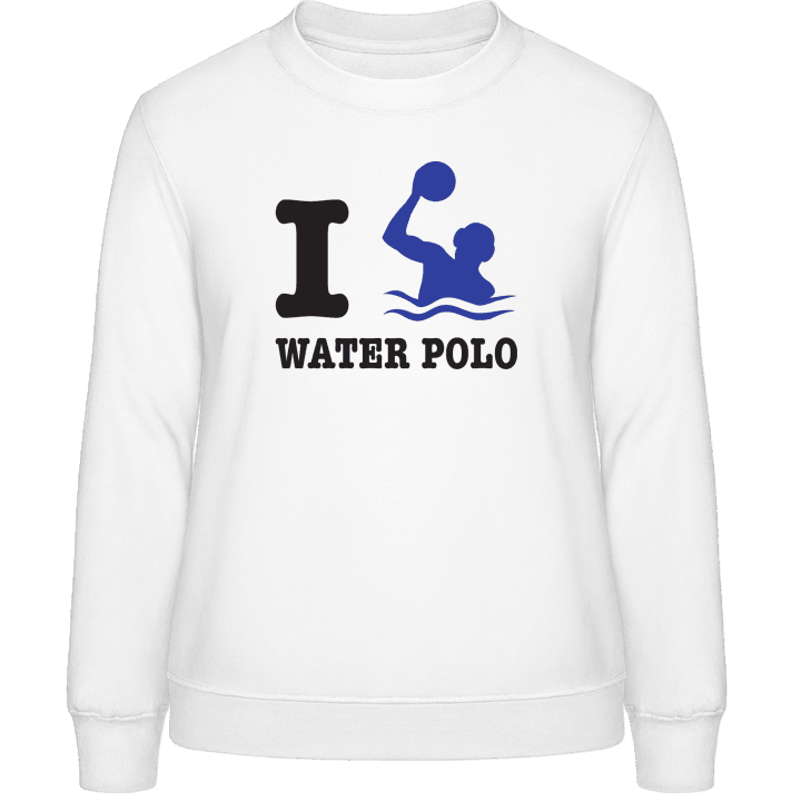 I Love Water Polo Frauen Sweatshirt contain pic