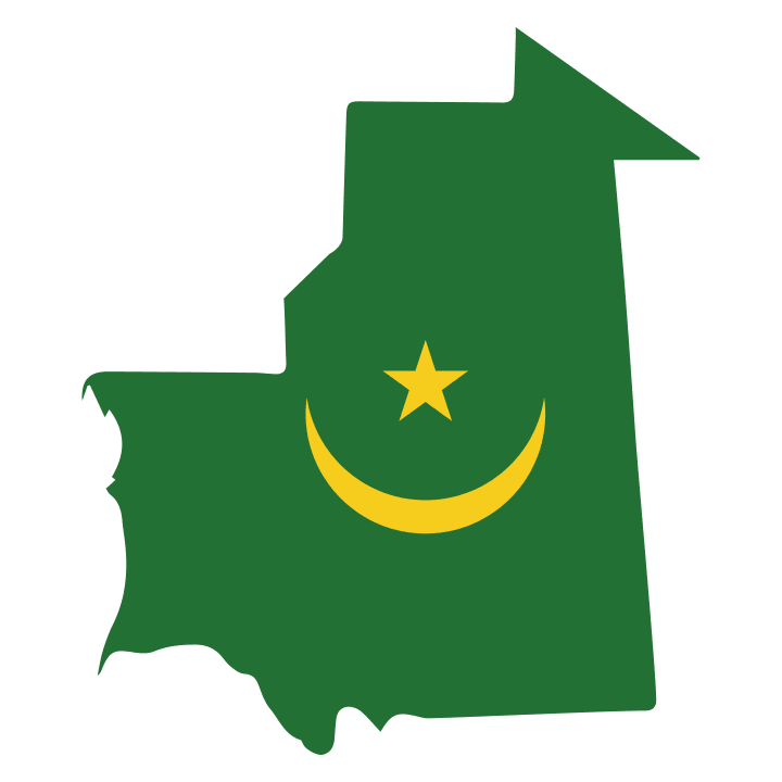 Mauritania Map Delantal de cocina 0 image