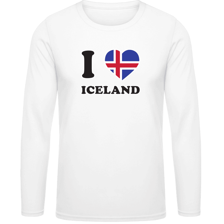 I Love Iceland Fan Langarmshirt 0 image