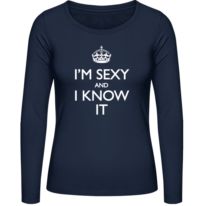 I'm Sexy And I Know It Frauen Langarmshirt contain pic