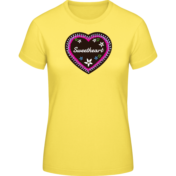 Sweetheart Gingerbread heart T-skjorte for kvinner 0 image