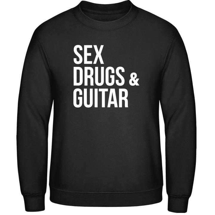 Sex Drugs Guitar Sudadera contain pic