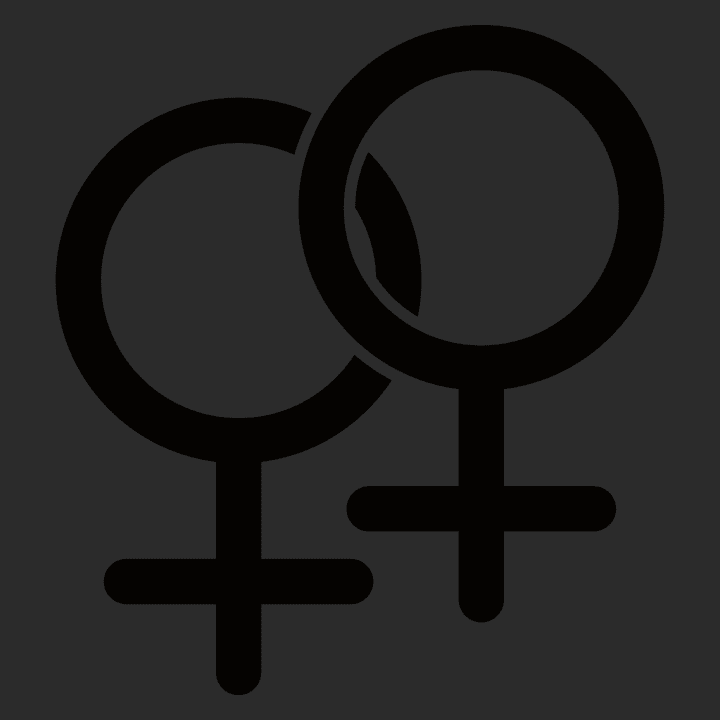 Lesbian Symbol Vrouwen T-shirt 0 image