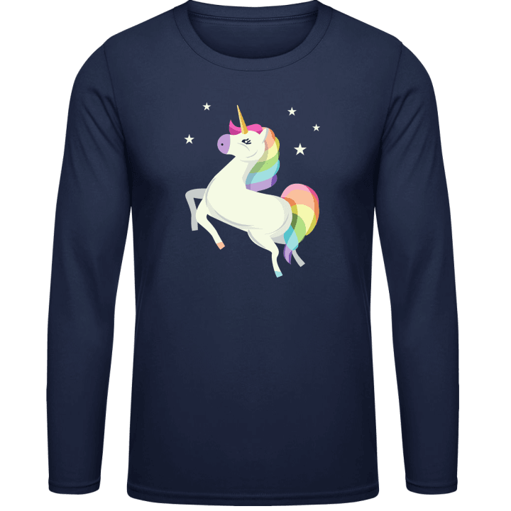 Unicorn With Stars Långärmad skjorta 0 image