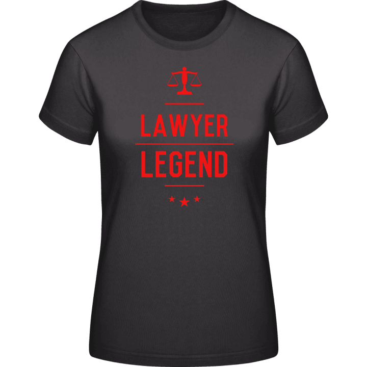 Lawyer Legend T-shirt för kvinnor contain pic
