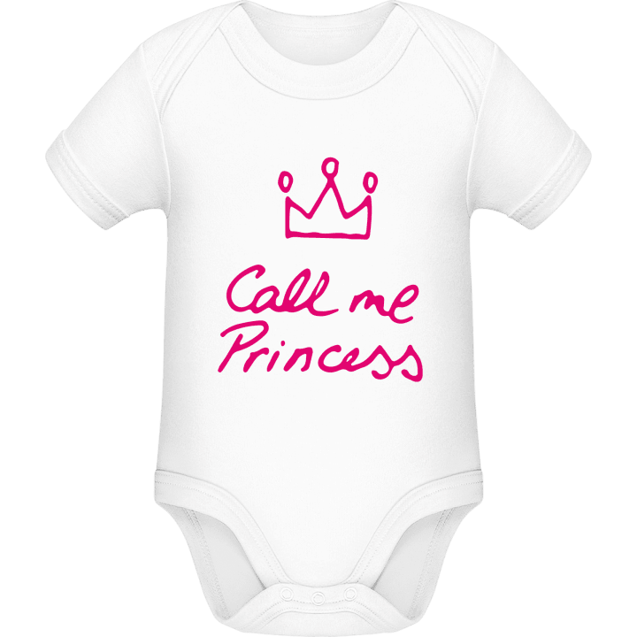 Call Me Princess With Crown Baby Strampler contain pic