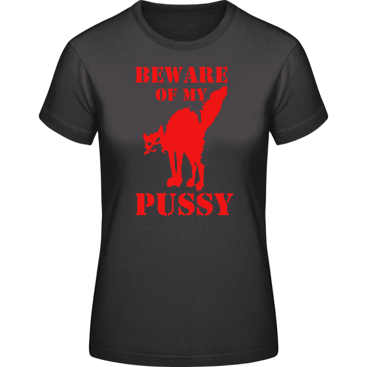 Beware Of My Pussy Vrouwen T-shirt 0 image