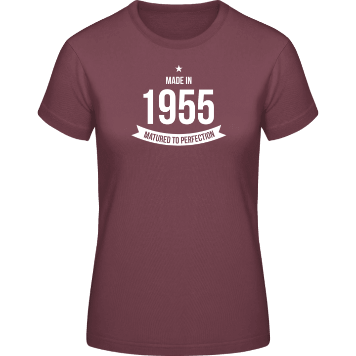 Made in 1955 Matured To Perfection T-skjorte for kvinner 0 image