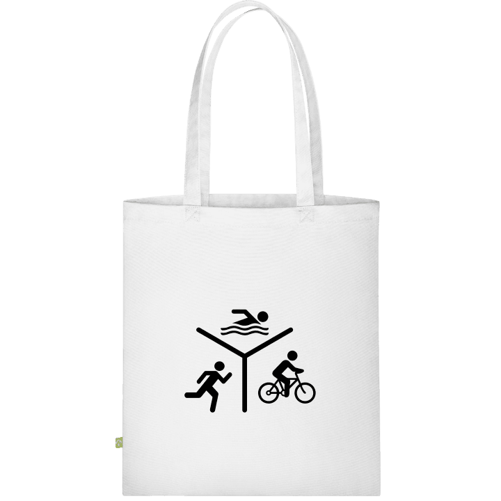 Triathlon Silhouette Logo Cloth Bag 0 image