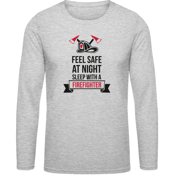 Sleep With a Firefighter T-shirt à manches longues contain pic