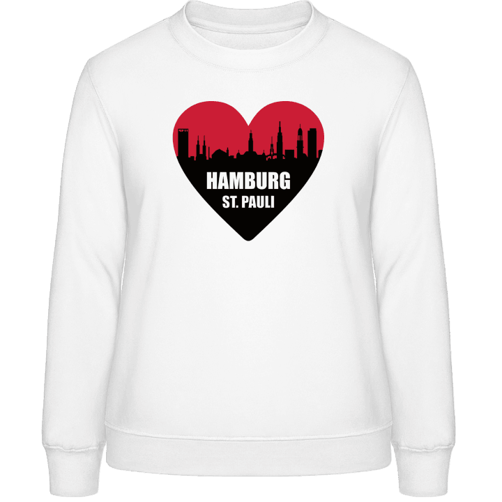 Hamburg St. Pauli Herz Sweat-shirt pour femme contain pic