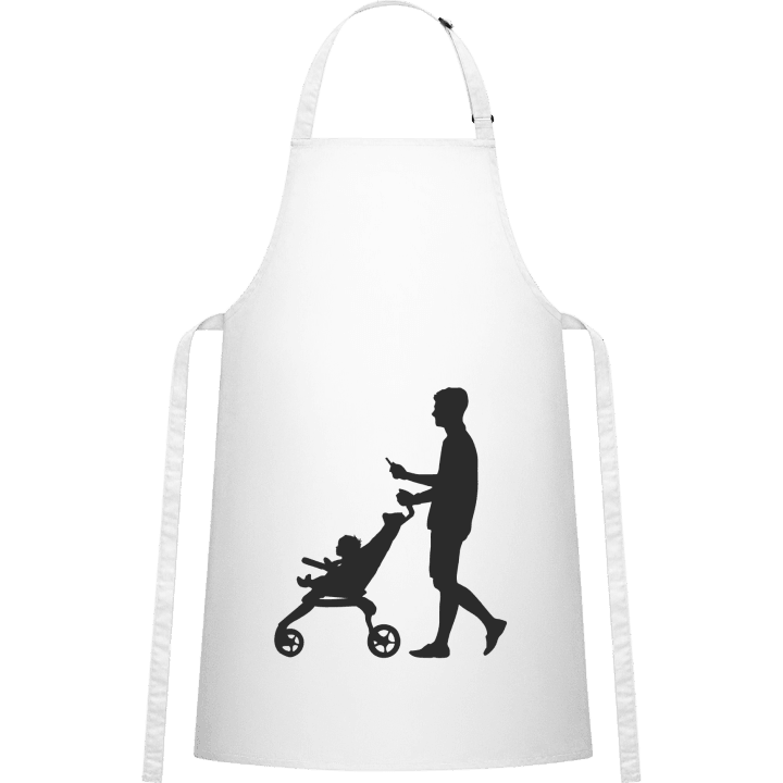 The Walking Dad Silhouette Tablier de cuisine 0 image
