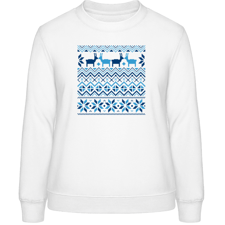 Winter Pattern Sweatshirt för kvinnor 0 image