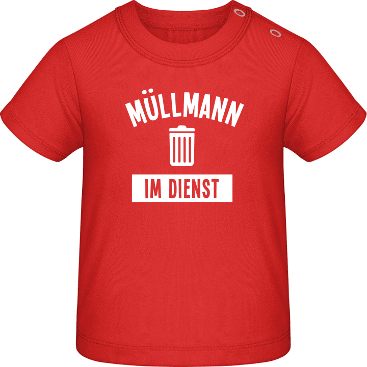 Müllmann im Dienst Baby T-skjorte contain pic