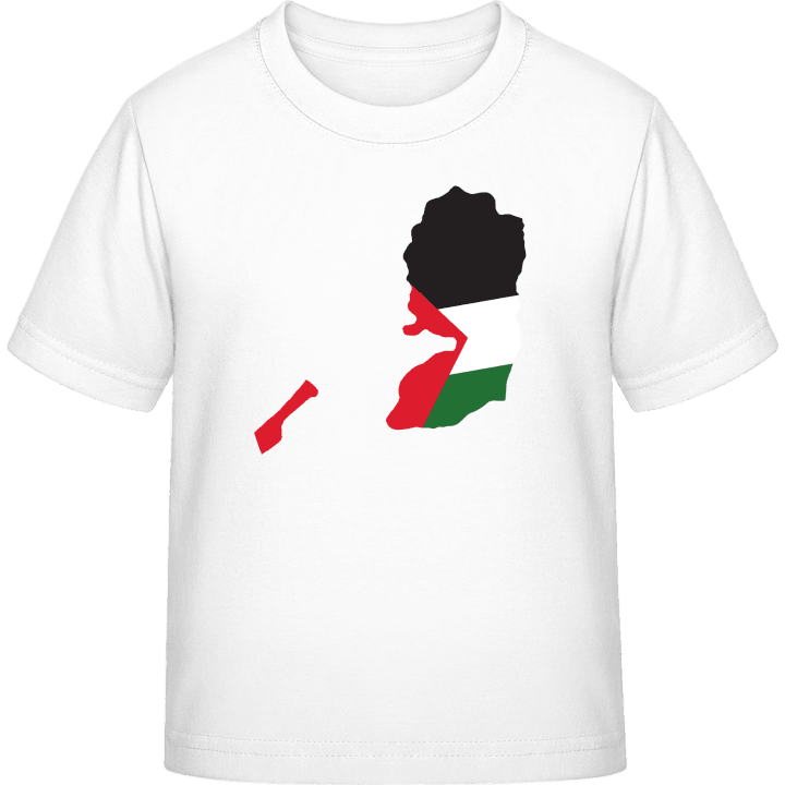 Palestine Map T-skjorte for barn contain pic