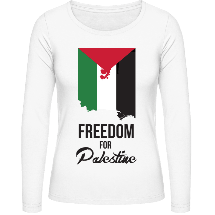 Freedom For Palestine Vrouwen Lange Mouw Shirt contain pic