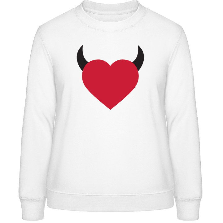 Devil Heart Sweatshirt för kvinnor contain pic