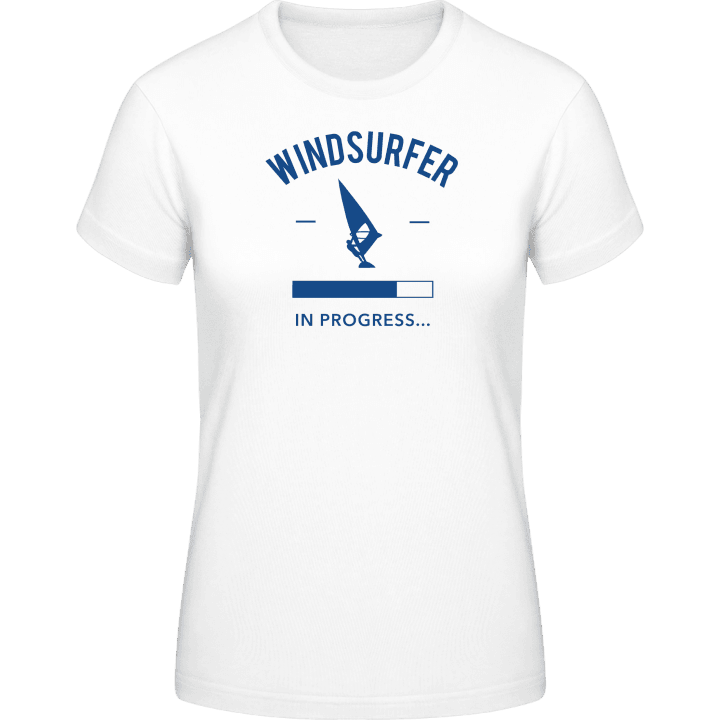 Windsurfer in Progress T-skjorte for kvinner contain pic