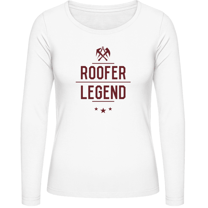 Roofer Legend Camisa de manga larga para mujer contain pic
