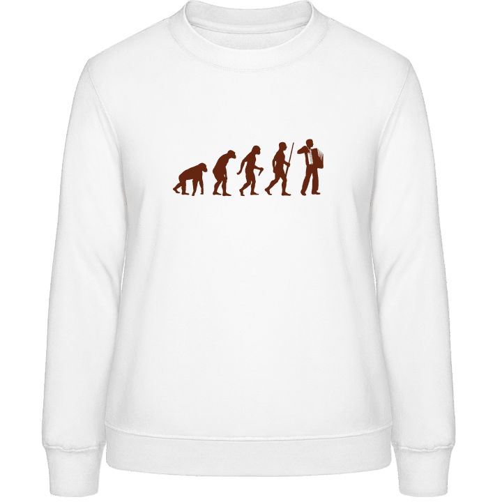 Accordionist Evolution Women Sweatshirt contain pic