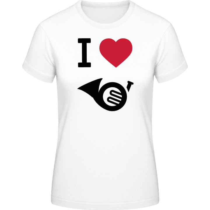 I Heart French Horn T-shirt til kvinder 0 image