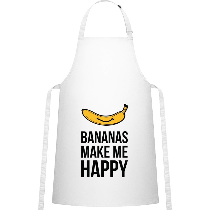 Bananas Make me Happy Delantal de cocina contain pic