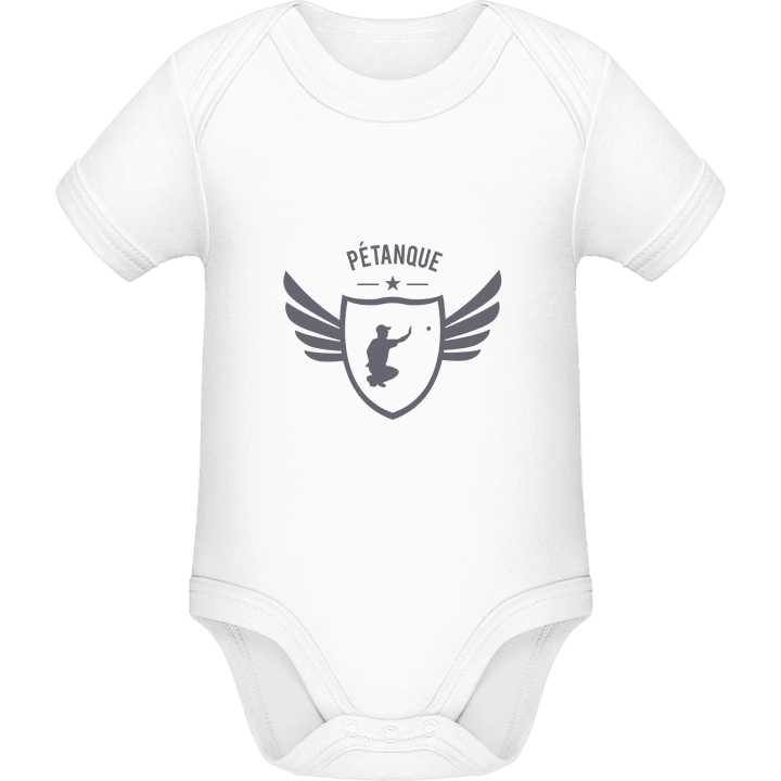 Pétanque Winged Baby romper kostym contain pic