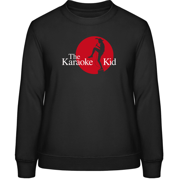 Karaoke Kid Sweatshirt för kvinnor contain pic