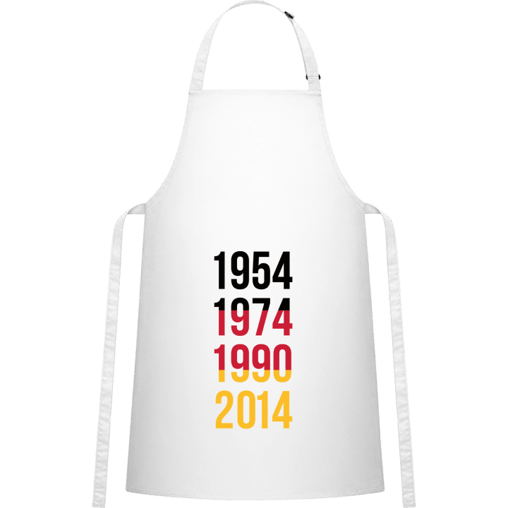 1954 1974 1990 2014 Tablier de cuisine contain pic