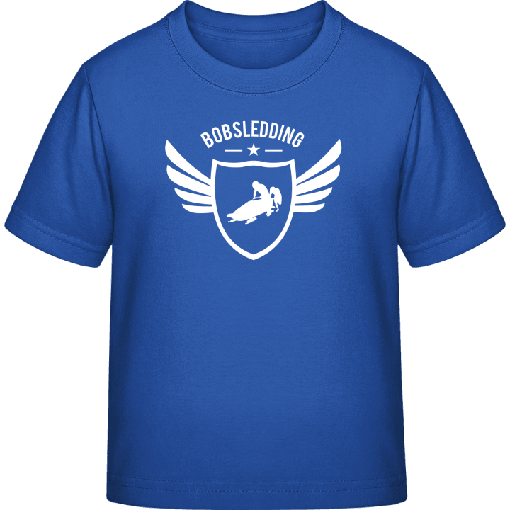 Bobsledding Winged Kinder T-Shirt contain pic