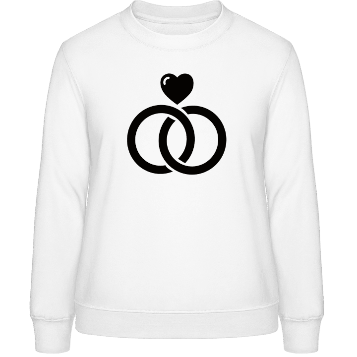 Love Rings Sweat-shirt pour femme contain pic