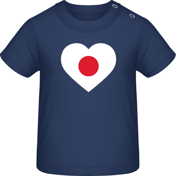 Japan Heart Flag Baby T-skjorte 0 image