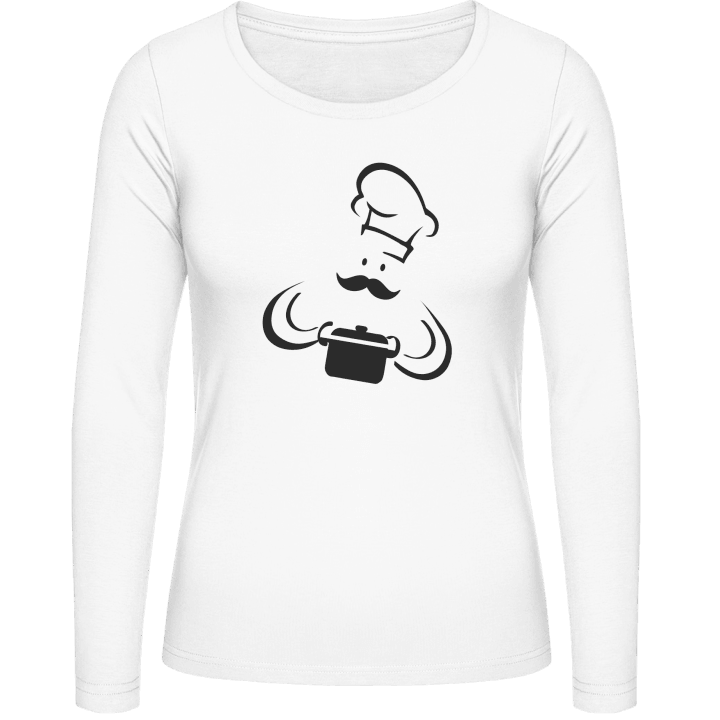 Funny Cook T-shirt à manches longues pour femmes contain pic