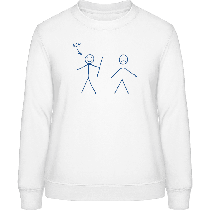 Ich Strichmännchen Sweatshirt til kvinder 0 image