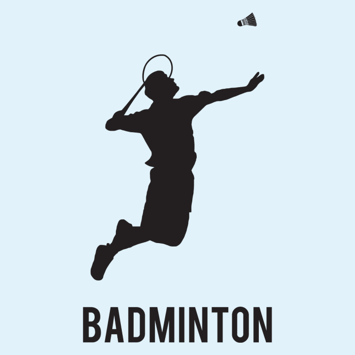 Badminton Player Silhouette T-shirt à manches longues pour femmes 0 image