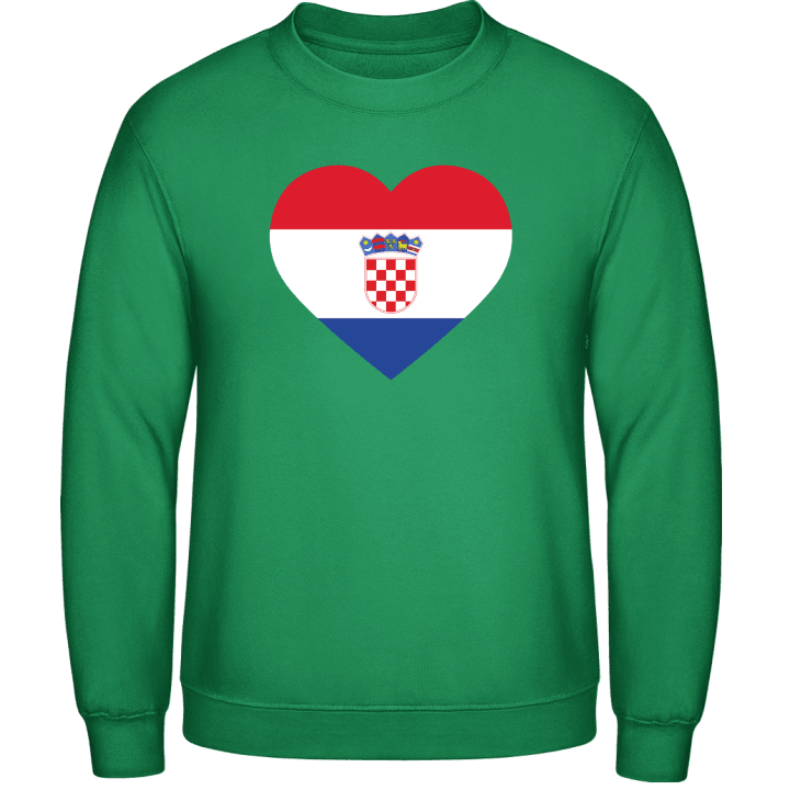 Kroatien Herz Sweatshirt contain pic