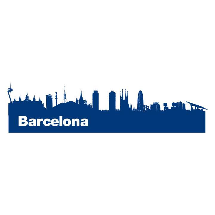 Barcelona Skyline Baby T-Shirt 0 image