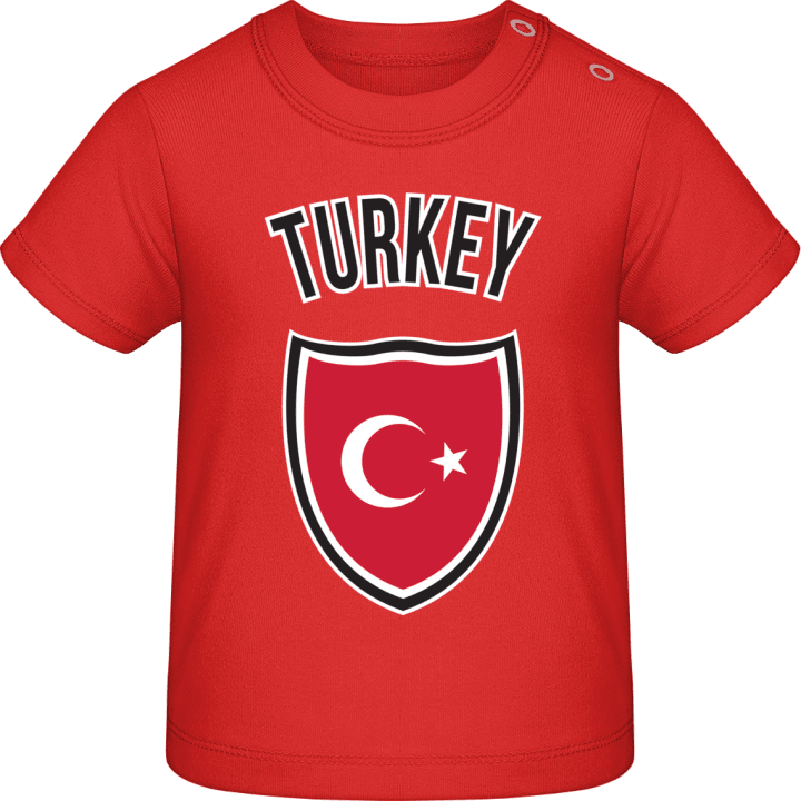 Turkey Flag Shield Maglietta bambino contain pic