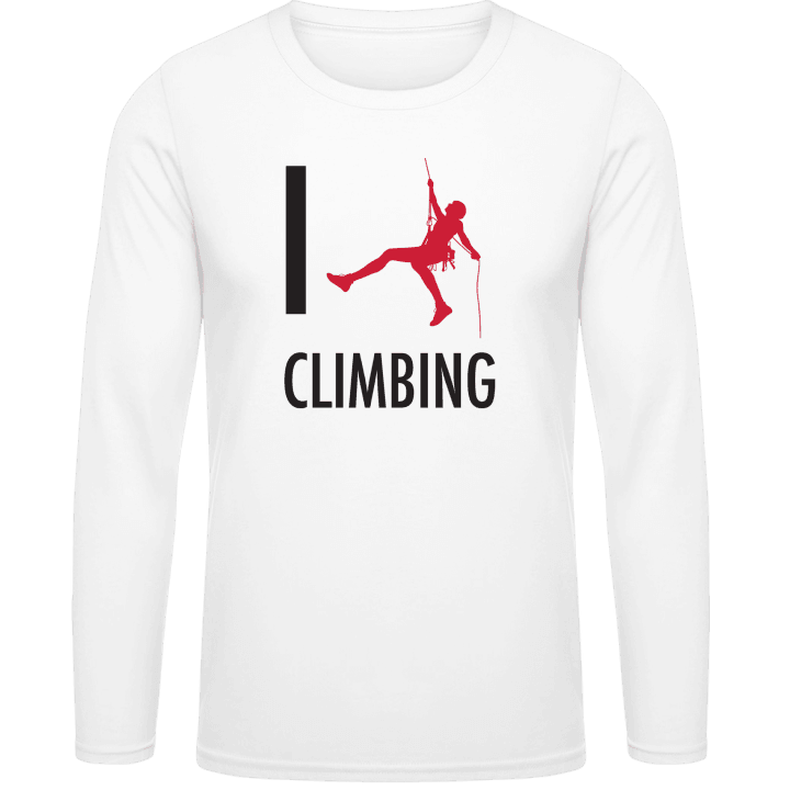 I Love Climbing Langarmshirt contain pic