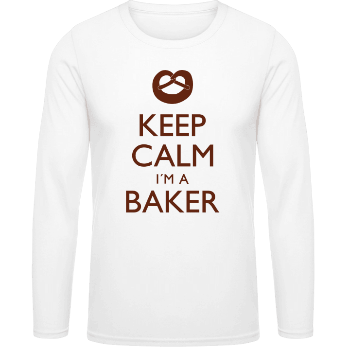 Keep Calm I'm A Baker Langarmshirt contain pic